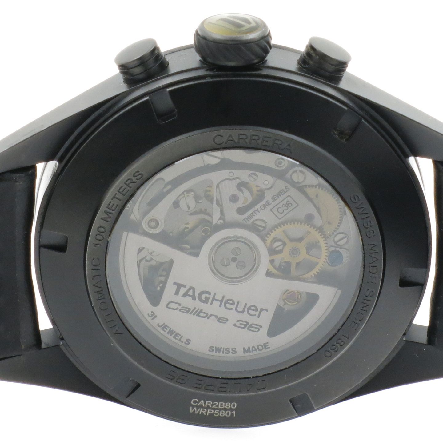 TAG Heuer Carrera Calibre 36 CAR2B80.FC6325 (2014) - Grey dial 43 mm Titanium case (7/8)